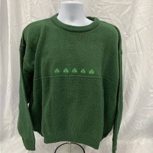 Emerald Isle Green Pullover Sweater - Size XL